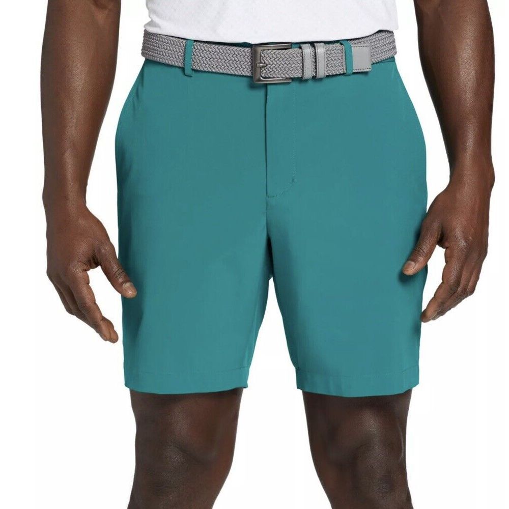 NWT Walter Hagen Men's Performance 11‎ Easy Waist Golf Shorts Clubhouse Green 40